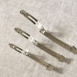 画像1: バネなしバレッタシルバー7cm(約450個相当) (1)