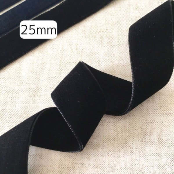 画像1: 両面ベルベット25mm10yd（約9m） (1)