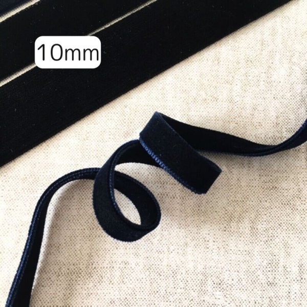画像1: 両面ベルベット10mm10yd（約9m） (1)