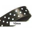 画像1: 水玉サテンリボン10ｍｍ50yd（45ｍ） (1)
