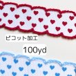 画像1: リボンピコット加工制作100yd (1)