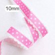 画像2: レース風水玉リボン10mm50yd（約45m） (2)