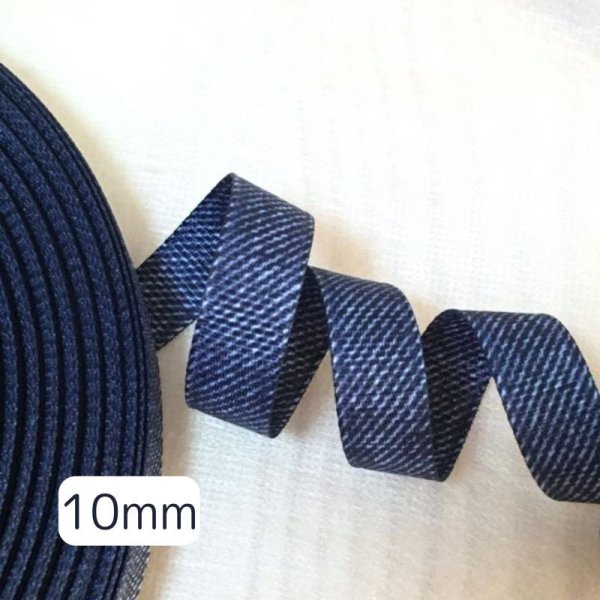 画像1: 両面グログランデニム風10mm50yd(約45m) (1)