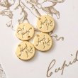 画像1: Hand madeプレート丸チャーム（約100個） (1)