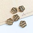 画像1: Hand Madeプレートフラワーチャーム（約100個） (1)