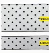 画像9: 小さいドット生地リボン80mm10yd（約9m) (9)