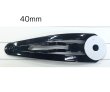 画像1: 黒三角パッチンどめ40mm（台付）1袋（約900個相当） (1)