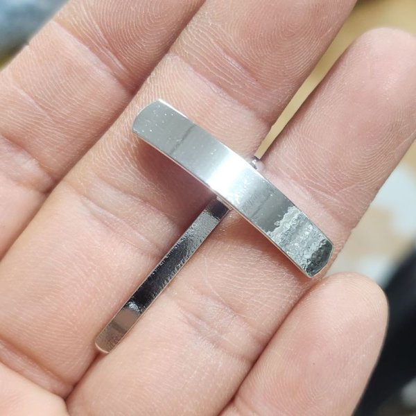 画像1: ポニーフックアーチ型（台30×7mm）100個 (1)