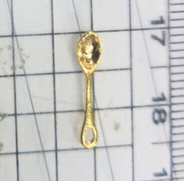 画像1: スプーンチャーム17×3mm（100個） (1)