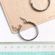 画像6: ワンタッチフープピアス30ｍｍ/ サージカルスティール10個（5ペア） (6)