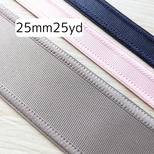 画像1: グログランインタジリボン25mm25yd(約22.5m) (1)