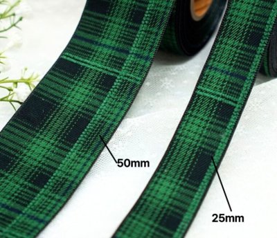 画像2: ノエルタータンチェックリボン25ｍｍ10yd（約9ｍ）