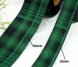 画像10: ノエルタータンチェックリボン25ｍｍ10yd（約9ｍ） (10)