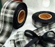 画像8: ノエルタータンチェックリボン25ｍｍ10yd（約9ｍ） (8)