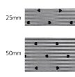 画像3: ハートストライプコットンリボン50mm10yd（約9m） (3)