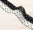 画像2: ペイントドットシフォンリボン25mm10yd（約9m） (2)