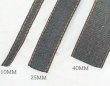 画像8: ブルーデニムステッチリボン10mm10yd（約9ｍ） (8)