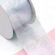 画像2: オーロラパール幅広生地リボン100mm20yd（約18m） (2)