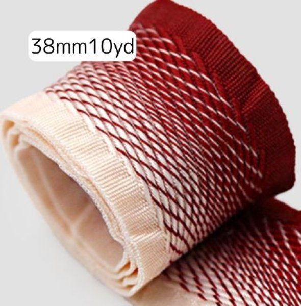 画像1: グラデーションフリルリボン40mm10yd（約9m) (1)