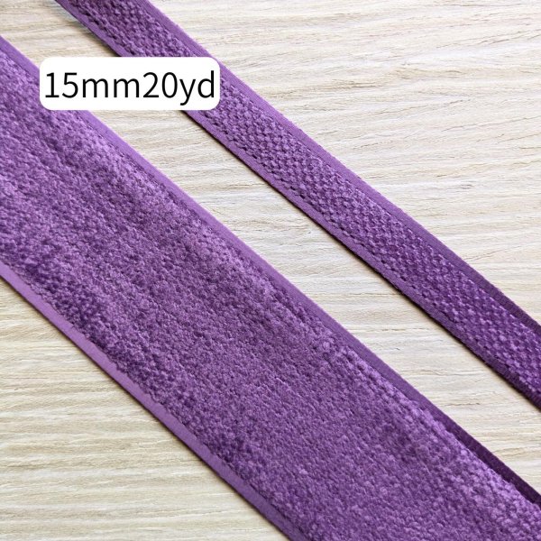 画像1: Aベルベットリボン15mm20yd(約18m) (1)