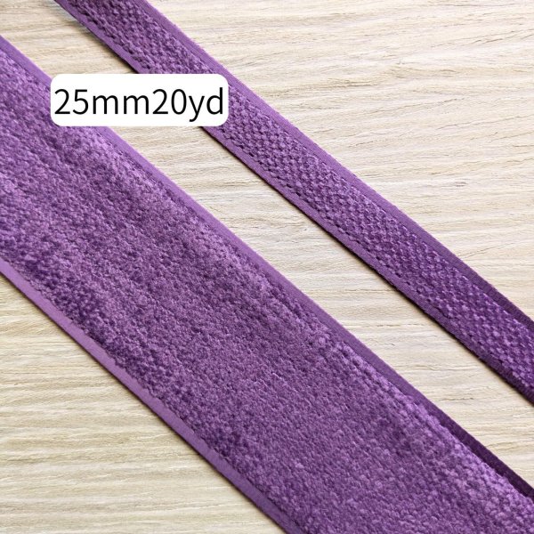 画像1: Aベルベットリボン25mm20yd(約18m) (1)